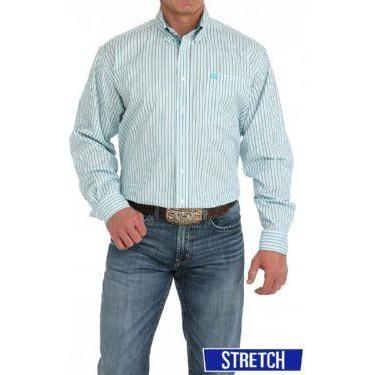 CINCH - Men LONG SLEEVE BUTTON-DOWN SHIRT, Striped MTW1105899