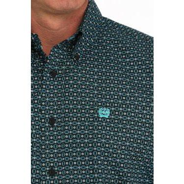 CINCH - Men LONG SLEEVE BUTTON-DOWN SHIRT, Geometric Print MTW1105906