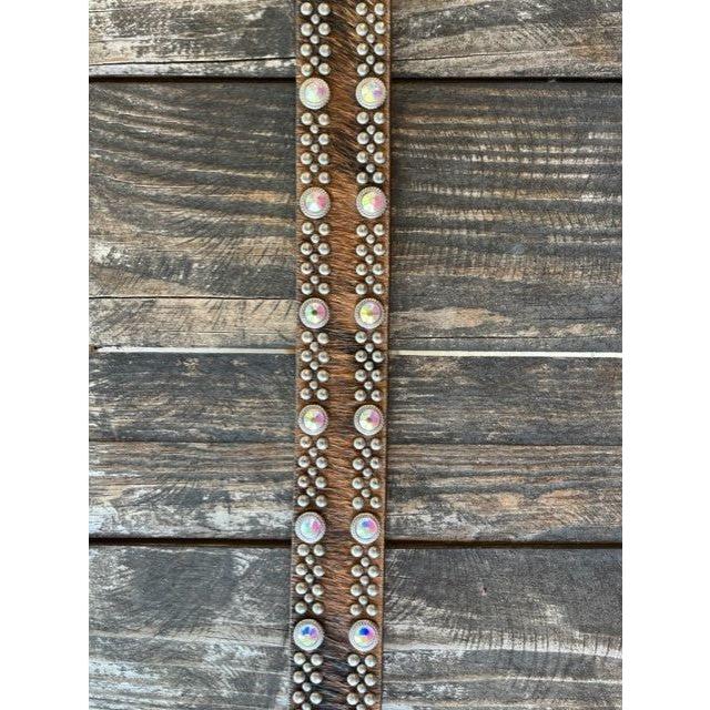 Angel Ranch - Ladies Belt, Calf Hide, Rhinestone D140003102