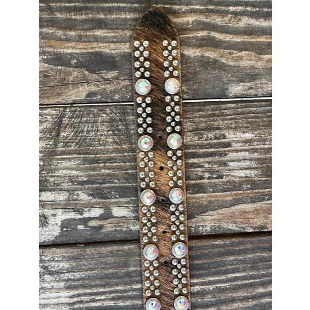 Angel Ranch - Ladies Belt, Calf Hide, Rhinestone D140003102