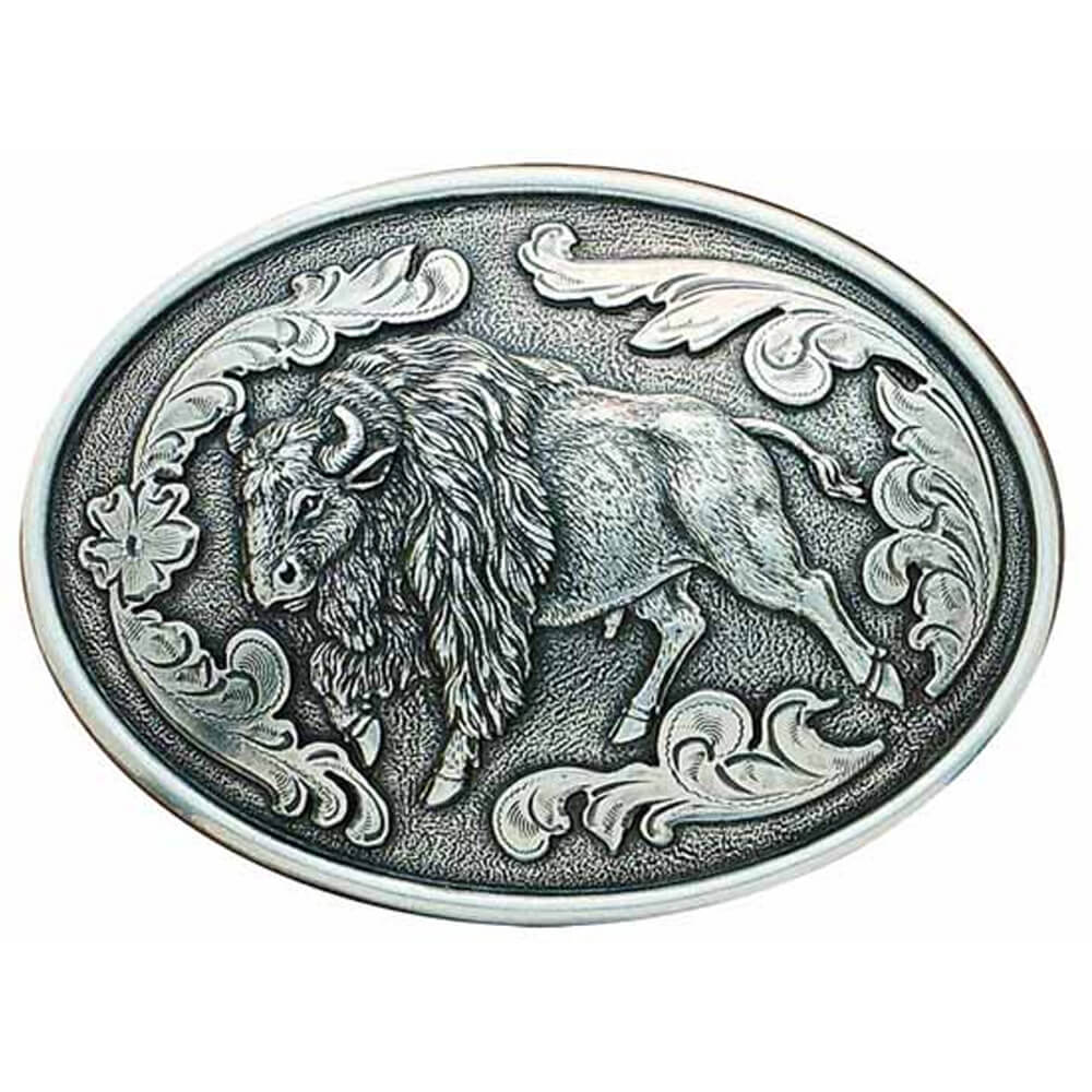 Nocona Buckle - Buffalo, Oval, 37046
