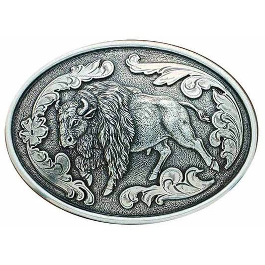 Nocona Buckle - Buffalo, Oval, 37046
