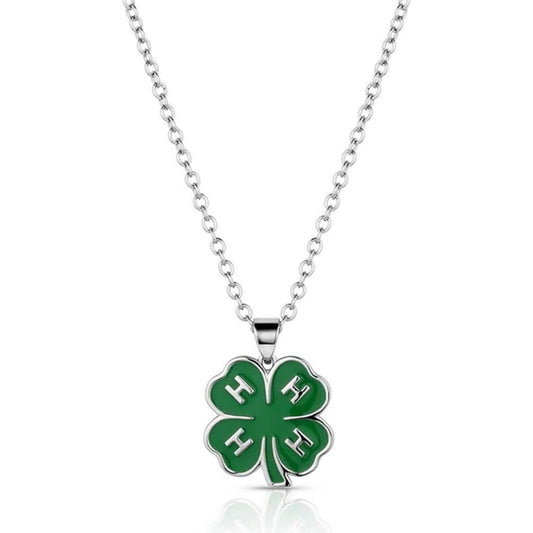 Montana Silversmiths Necklace - 4H Emblem NC6233