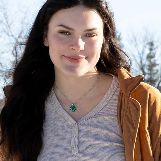Montana Silversmiths Necklace - 4H Emblem NC6233