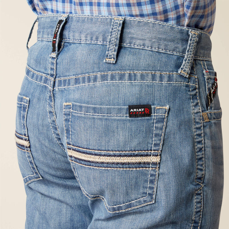 * Mens Ariat DuraStretch Straight Fit Fire Resistant Jeans | 10051848