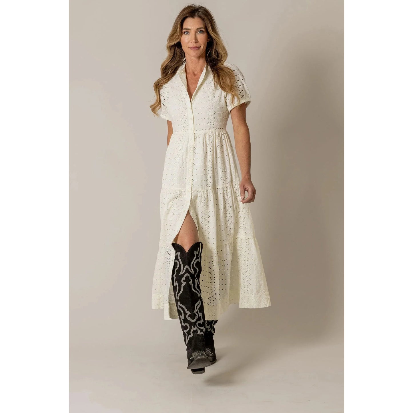 Ladies Kimes Ranch Neve Eyelet Dress