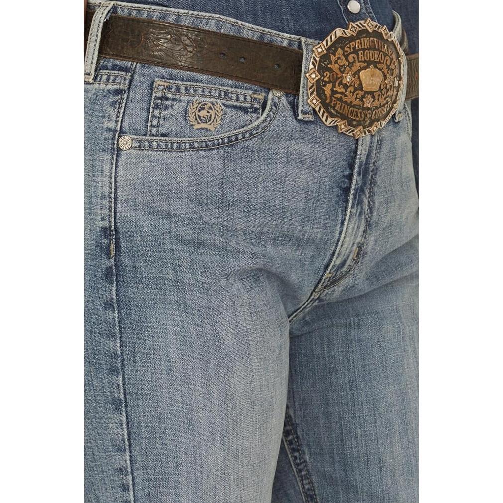* Cinch Ladies Trouser Jean - “Tatum” High Rise, Inigo Wash MJ84454001