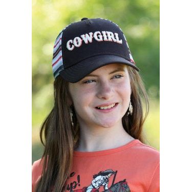 Cinch Youth Cowgirl Ball Cap, Brown CCC0042033