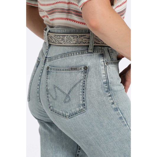 * CINCH Ladies - Quinn, High Rise, Relaxed, Straight Leg, Indigo, Light Stone CB75354001