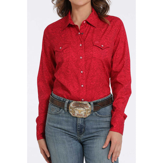 Cinch Women's Western Shirt -ArenaFlex Long Sleeve MSW9206003