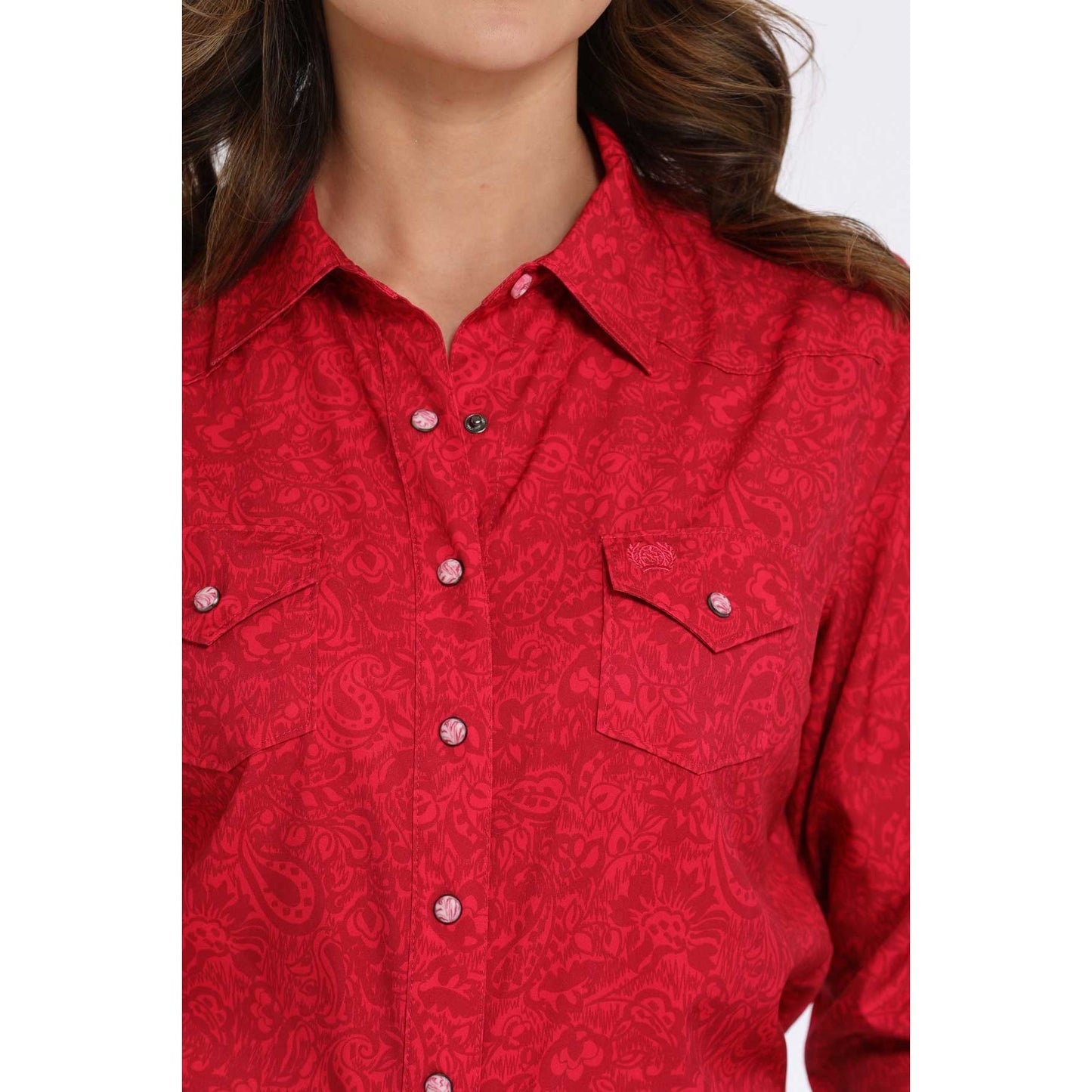 Cinch Women's Western Shirt -ArenaFlex Long Sleeve MSW9206003