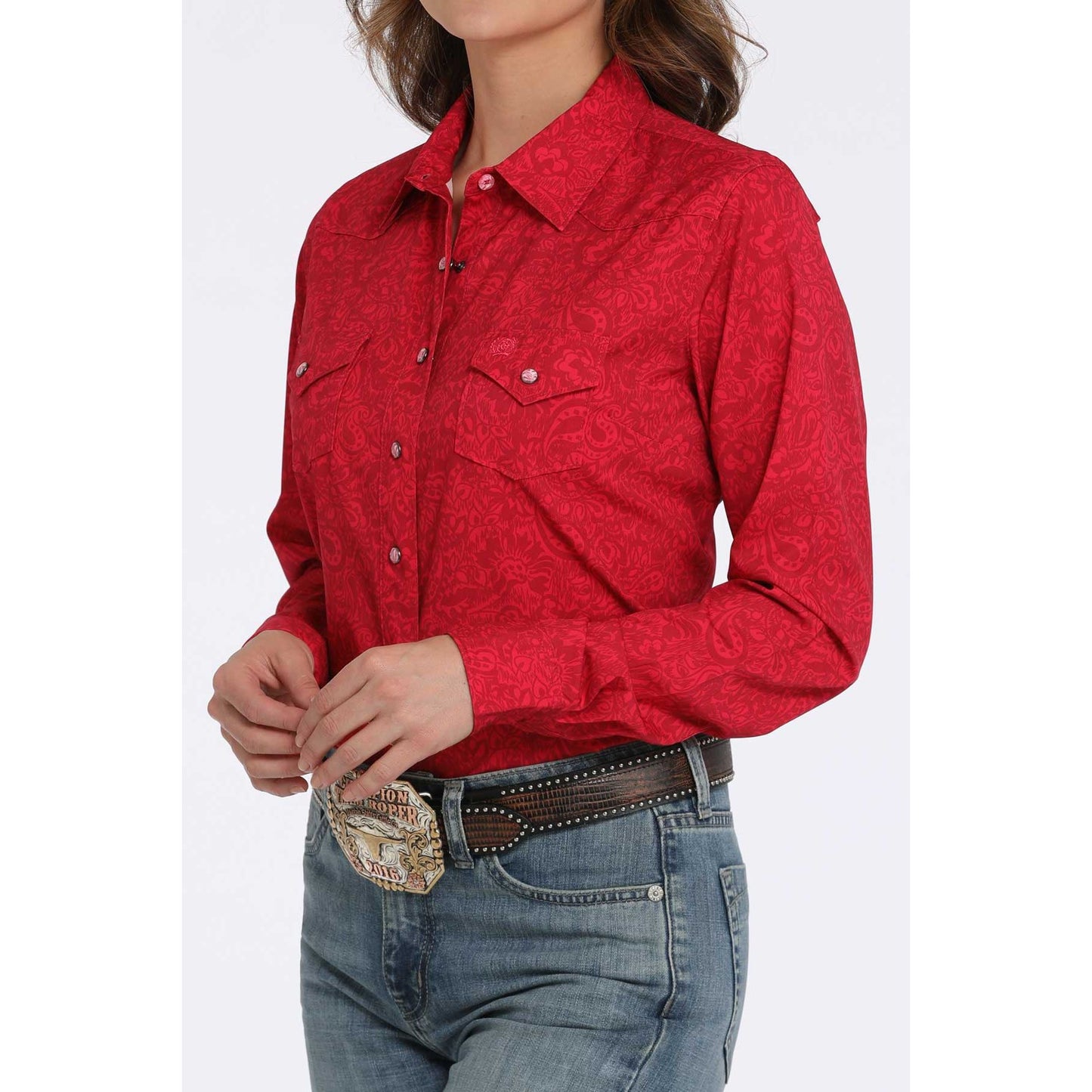 Cinch Women's Western Shirt -ArenaFlex Long Sleeve MSW9206003
