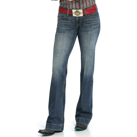 * CINCH Ladies - Jayley, Trouser, Mid Rise, Indigo, Med Stone CB75754001