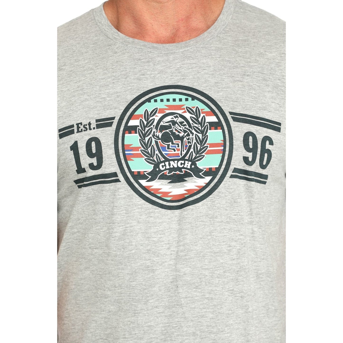 CINCH Men’s T-SHIRT - Grey MTT1690683
