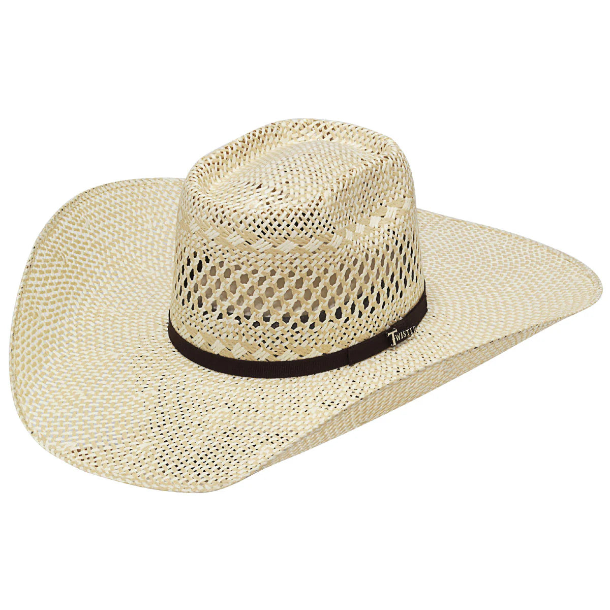 ~Twister Straw Cowboy Hat, Twisted Weave T71223