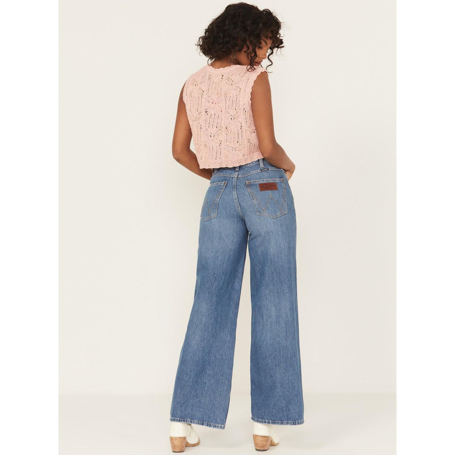 Wrangler Ladies Jean | BAILEY HIGH RISE WIDE LEG 112359363