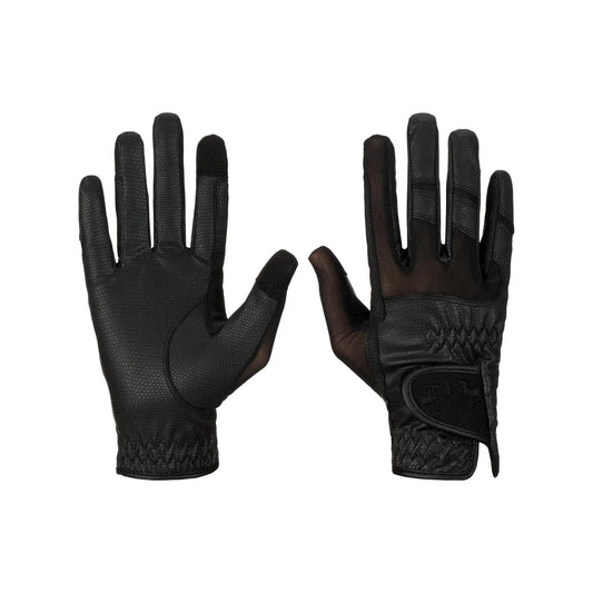 Equine Couture Show Glove, Black, Feather-lite 110854-16