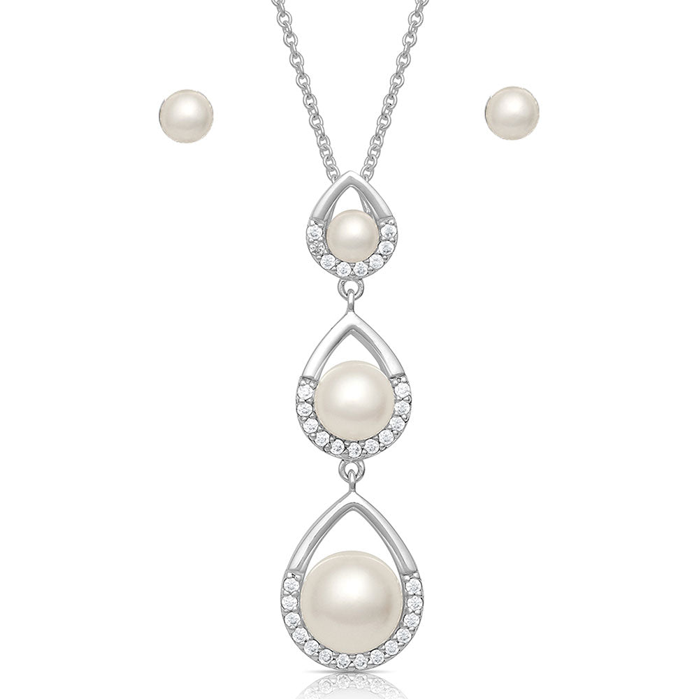 Montana Perfect Pearl Teardrop Jewelry Set