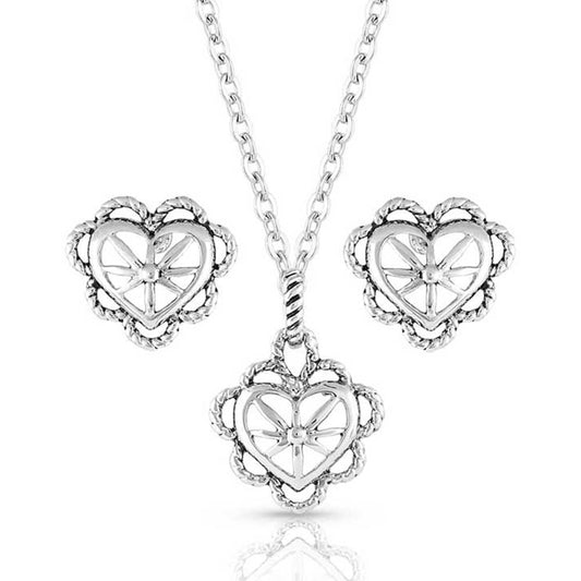 Montana Heart Burst Jewelry Set