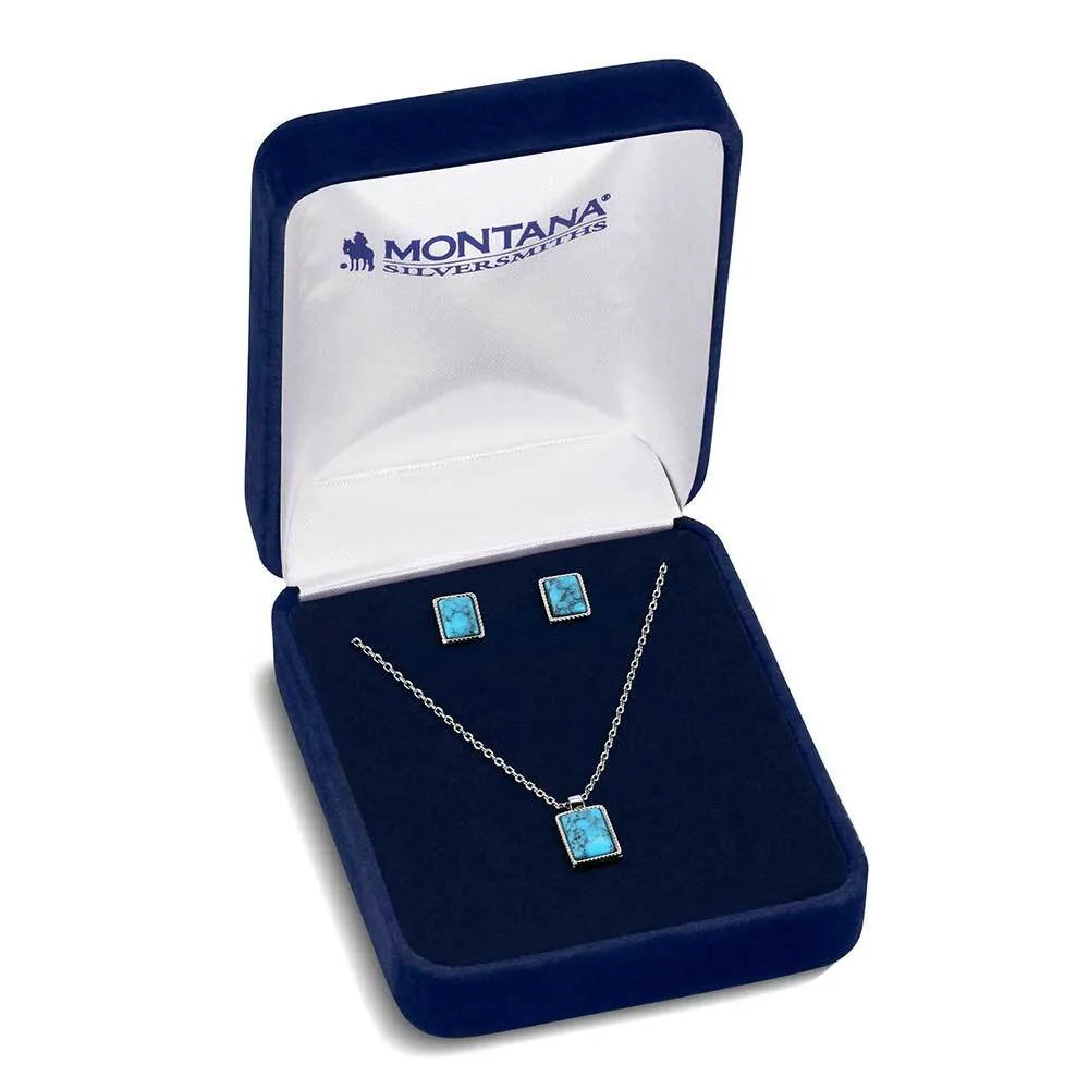 Montana Silversmith JS Rio River Blue Turquoise JS6312