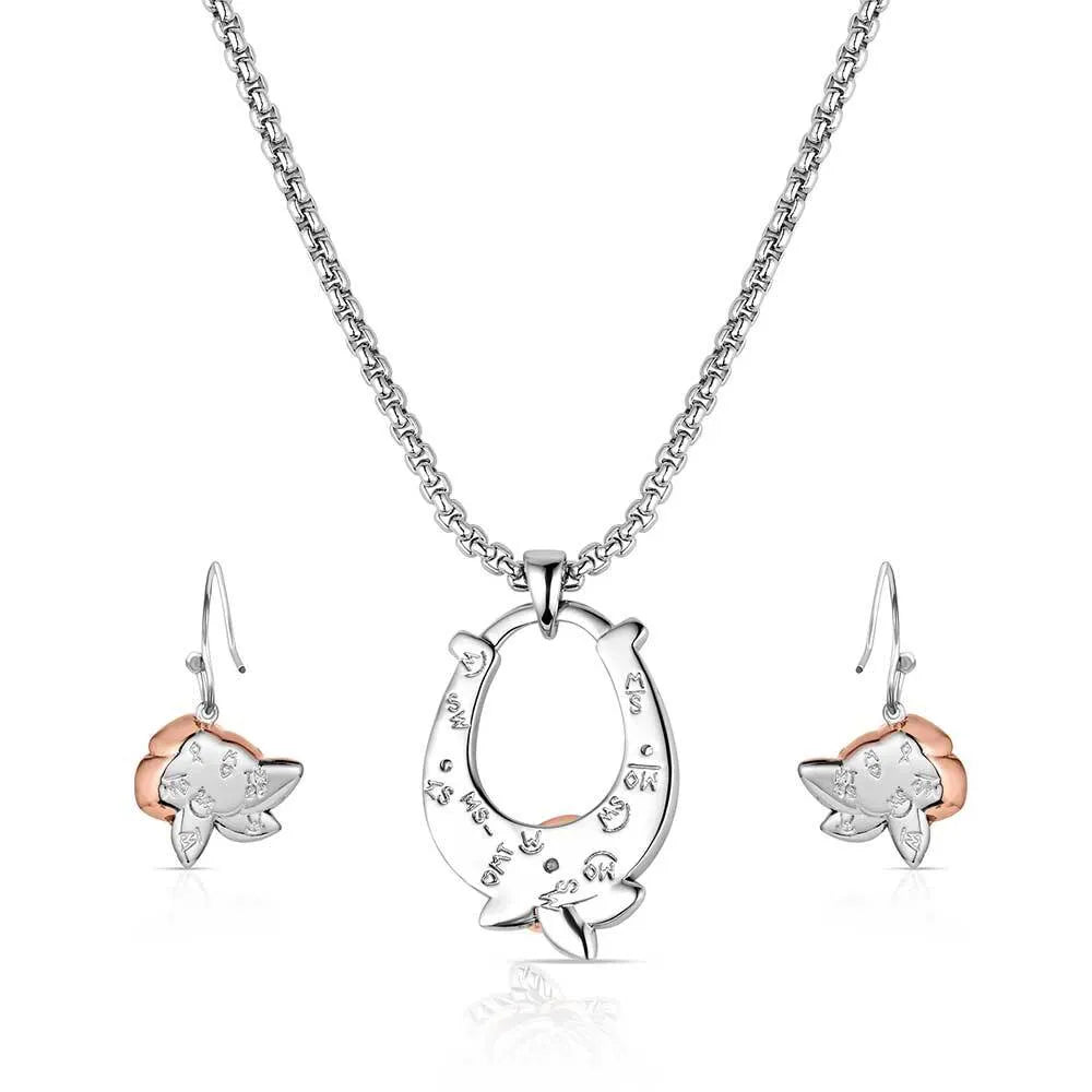 Montana Silversmith Ride Of Roses Jewlery Set JS6469