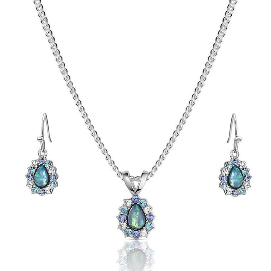 Montana Silversmith Northern Glow Opal Jewelry Set JS6537