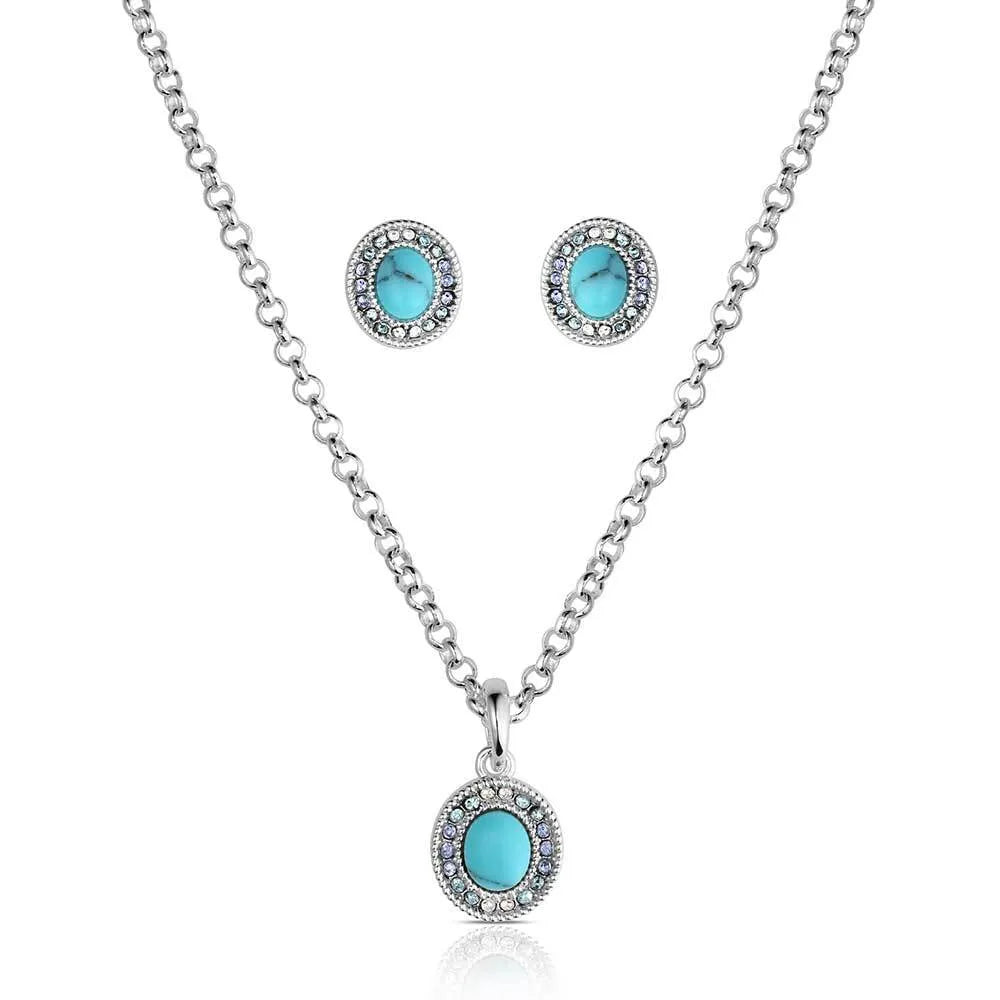 Montana Silversmith Northern Sky Turquoise Jewelry Set JS6540