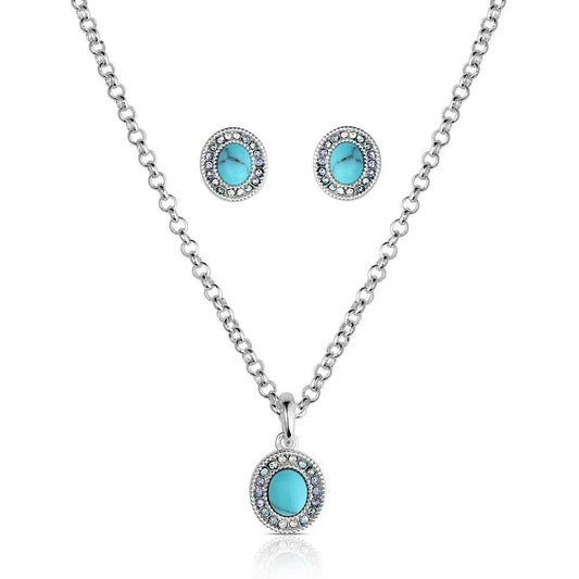 Montana Silversmith Northern Sky Turquoise Jewelry Set JS6540