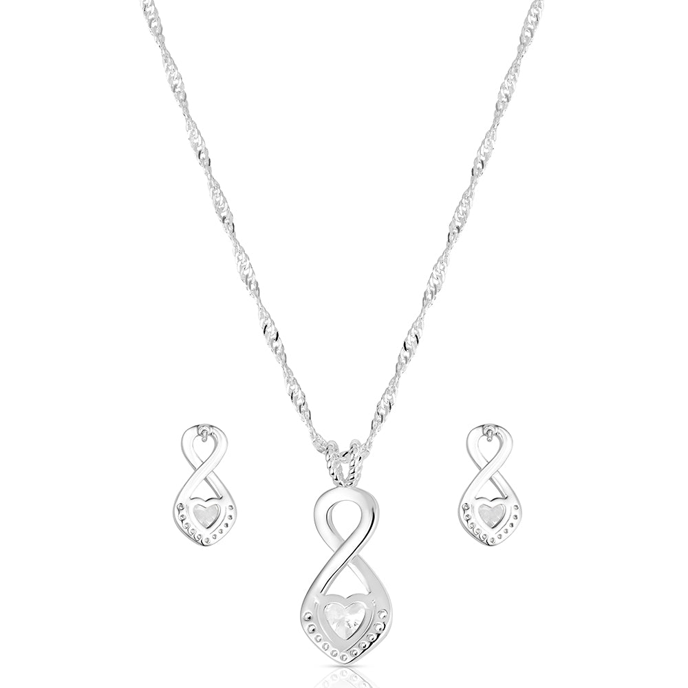 Montana Silversmith Tough Enough to Wear Pink Love Jewelry Set JS6595TWP