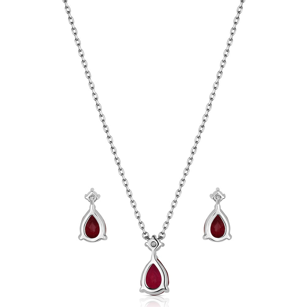 Montana Silversmith Dessert Rose  Crystal Jewelry Set JS6618