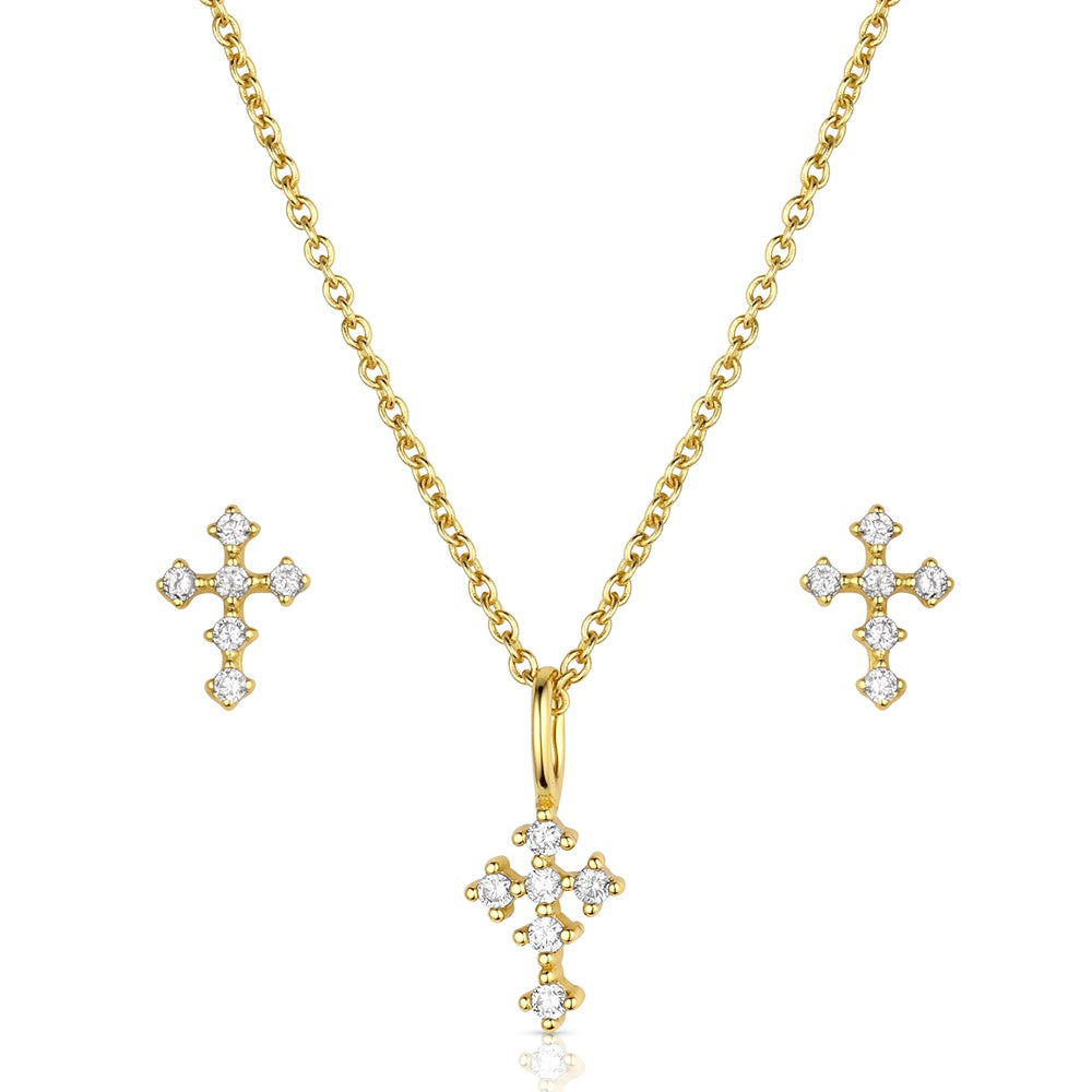Montana Silversmith Might Golden Cross JS6621