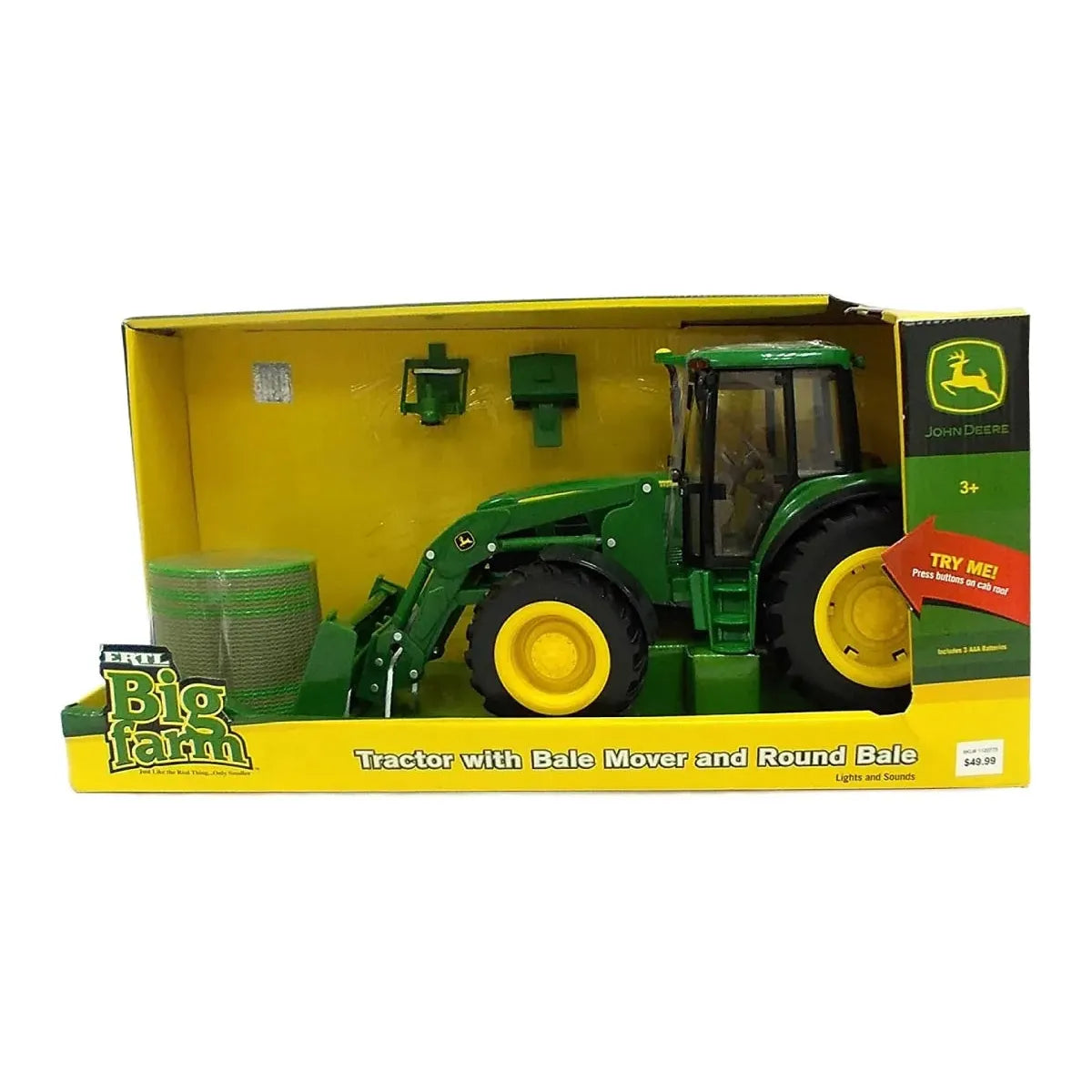 John Deere - Big Farm Tractor with Bale 7330