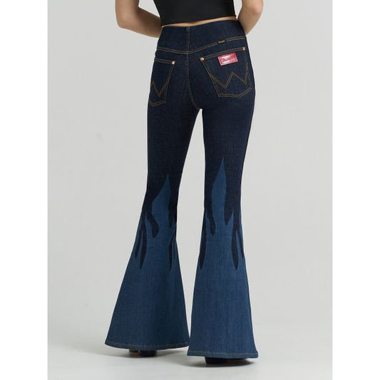 WRANGLER LAINEY WILSON PULL ON FLAME - LADIES JEANS - 112380486