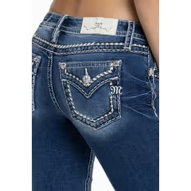 Cora Stitched Bootcut Jeans M5014B16L