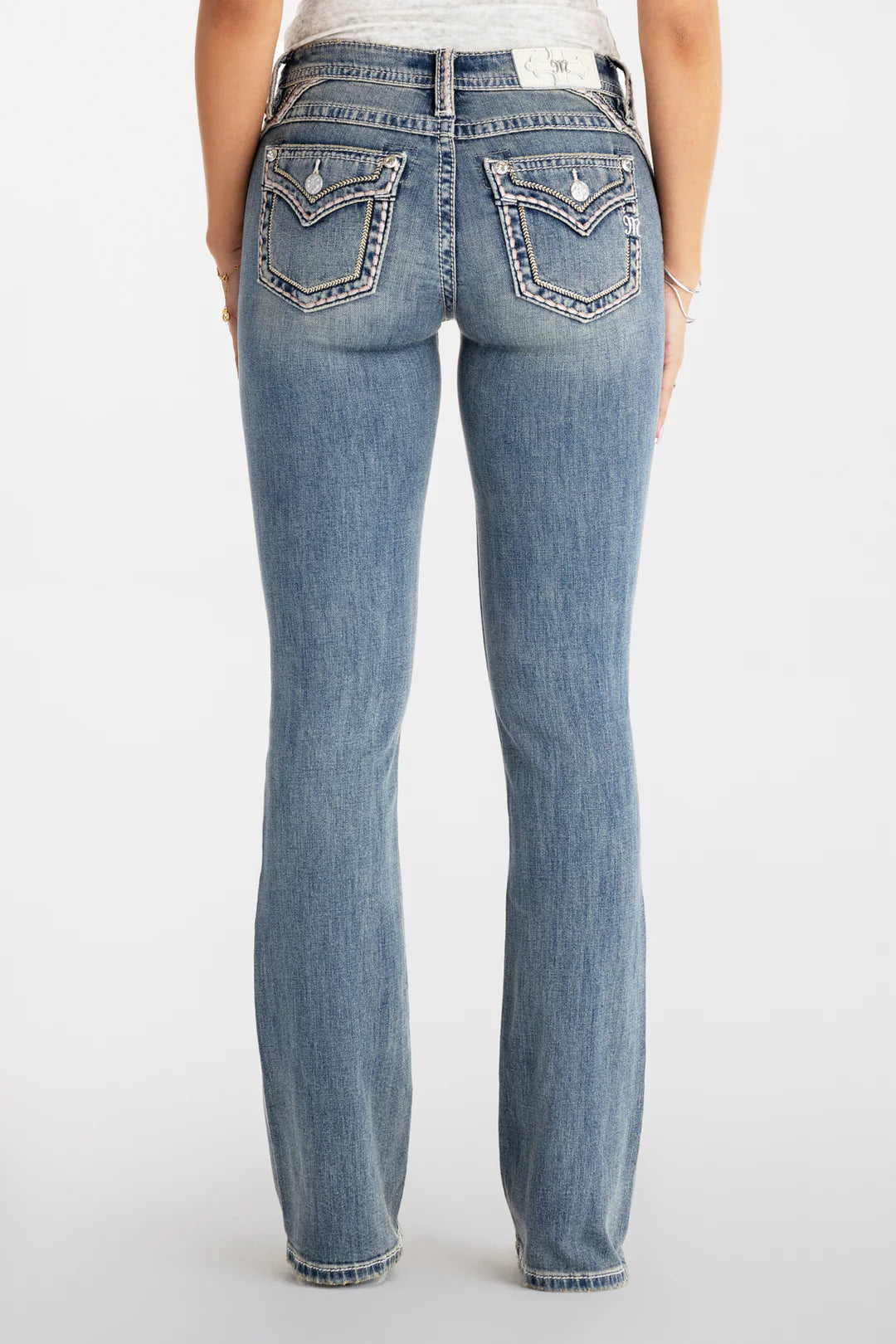 Miss Me Sylvie Stitched Bootcut Jeans M5014B424L-V136