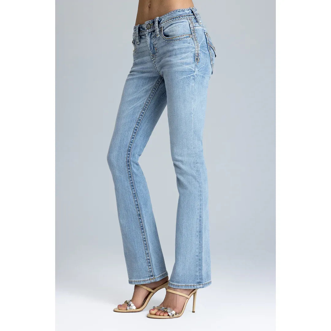 Miss Me Anaya Stitched Bootcut Jeans