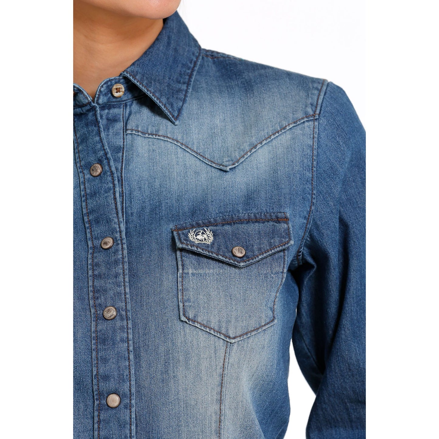 Cinch Women's Western Shirt -Longer Sleeve MSW9202001