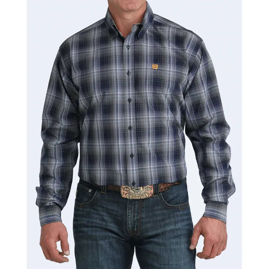 Men's Classic Fit Button-Down Western Shirt