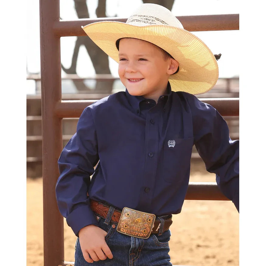 Boy's Button-Down Western Shirt MTW7060412