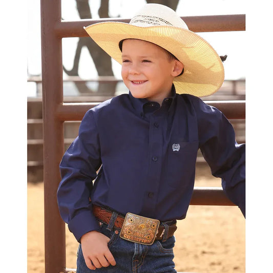 Boy's Button-Down Western Shirt MTW7060412
