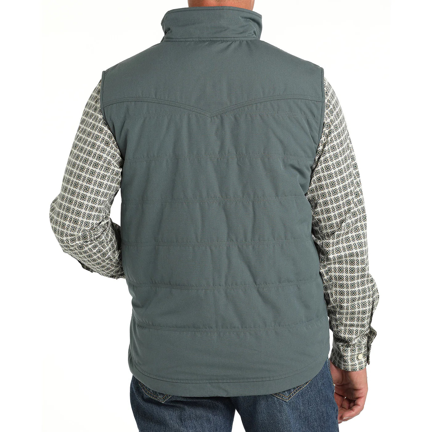 Cinch Men's Blue Quilted Vest  MWV1902003