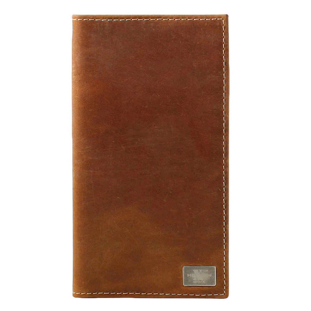 Nocona® HDX Western Men's Rodeo Concho Brown Wallet N6311144