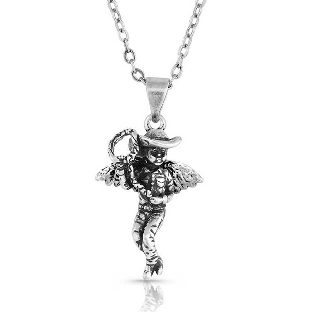 Amberley Cowboy Angel Necklace