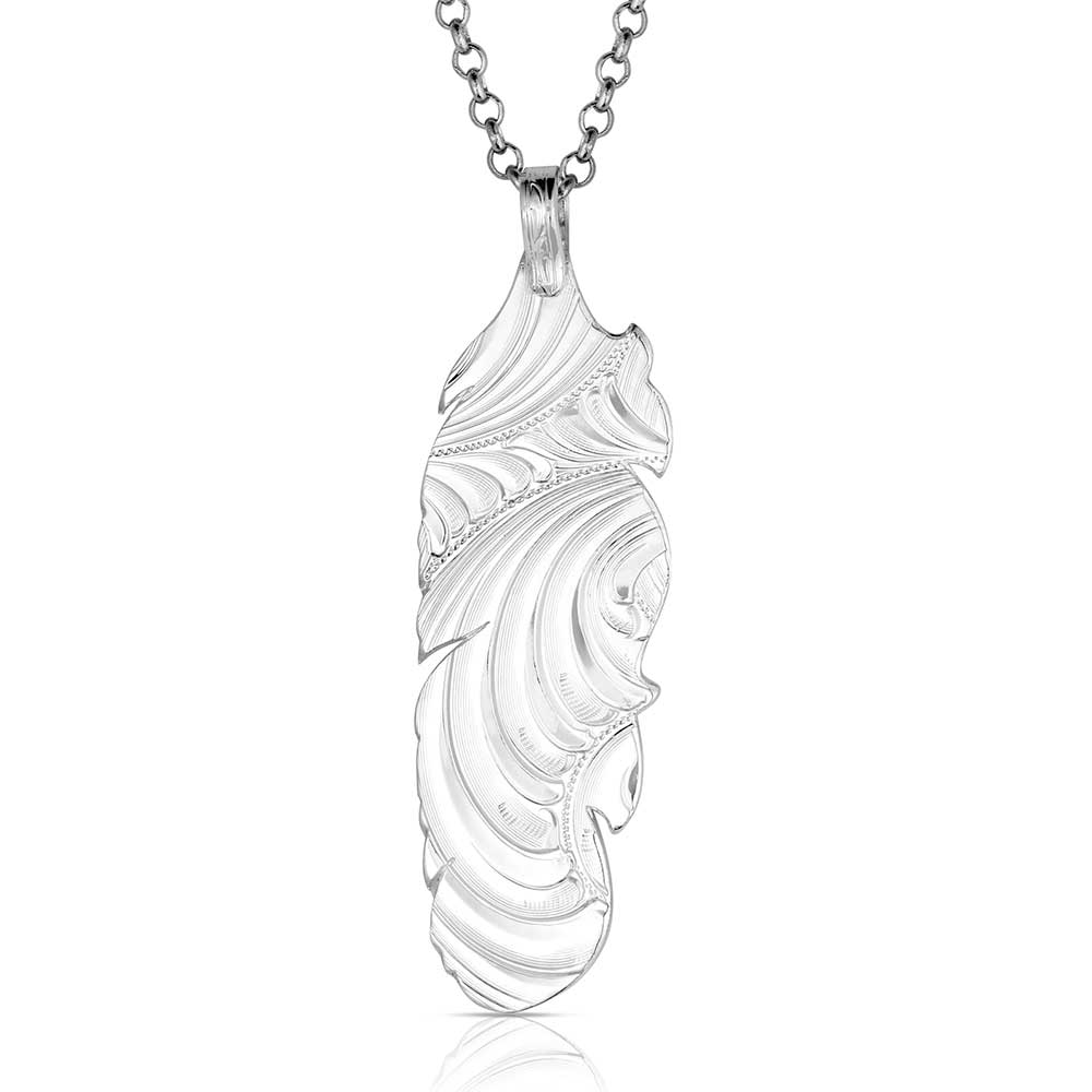 Montana Silversmith Alpine Glow Feather Necklace NC6405