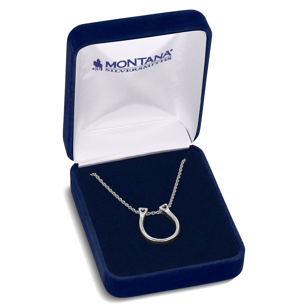 Montana Silversmith Lucky Nail Horseshoe Necklace NC6629