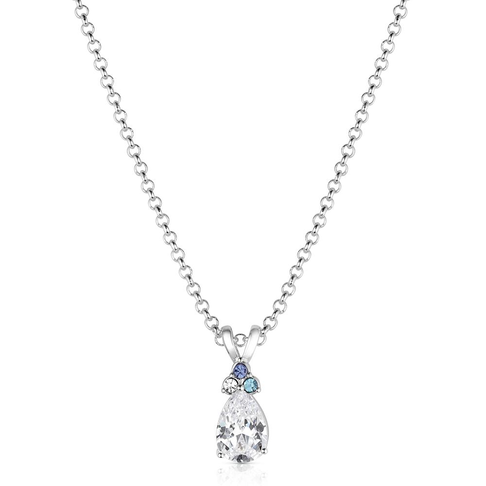 Montana Silversmith Bitterroot Teardrop Necklace