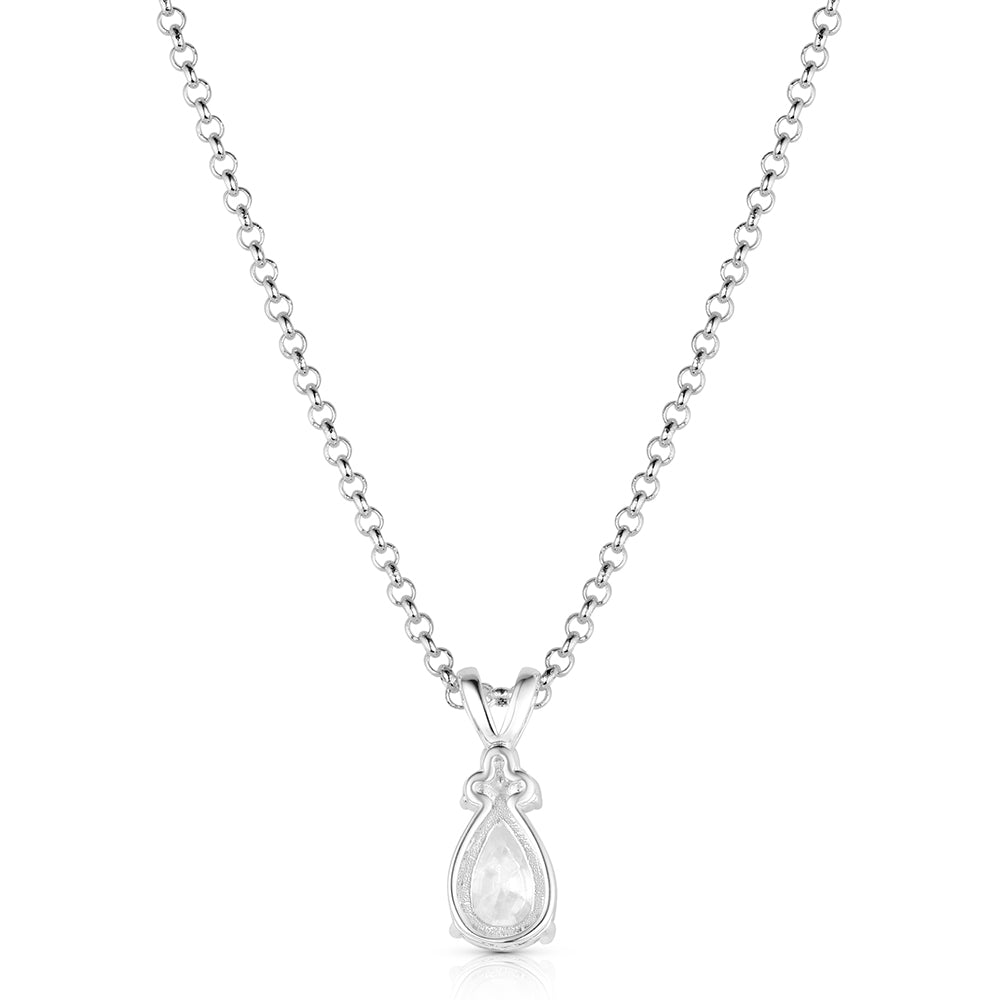 Montana Silversmith Bitterroot Teardrop Necklace