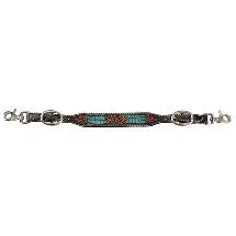 Circle Y Filigree Turquoise Gator Pony Size