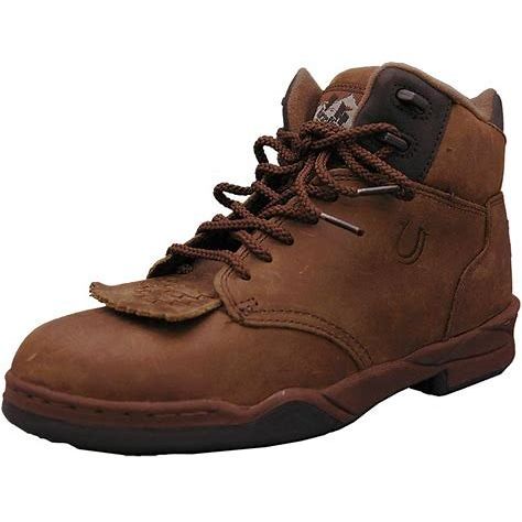 Mens Kiltie Horseshoe Crazy Horse Brown/Black