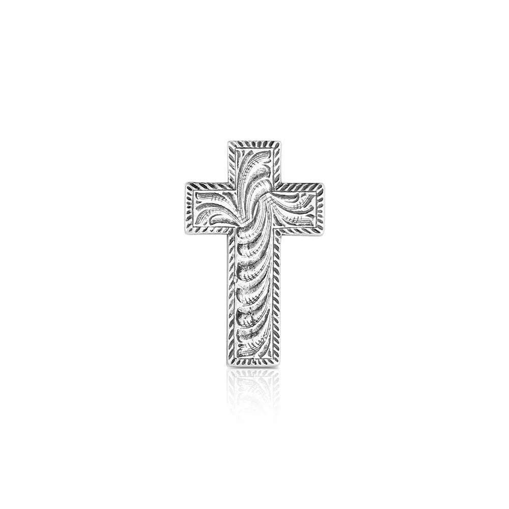 Montana Silversmith Light Engraved Cross Pin PIN6514